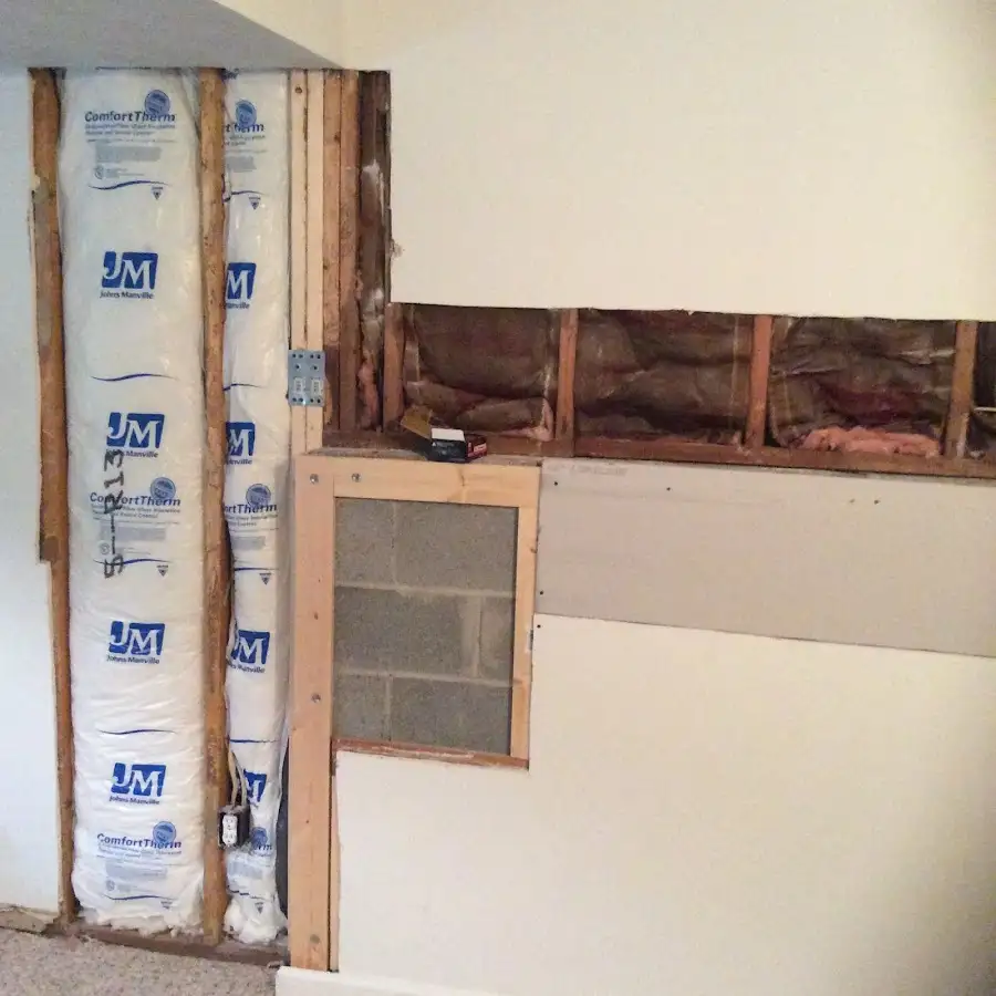 Wall insulation replacement during Structural Drying in Big Bear City